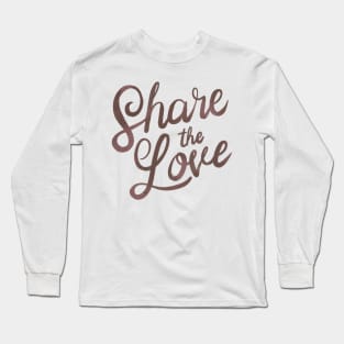 Share the love Long Sleeve T-Shirt